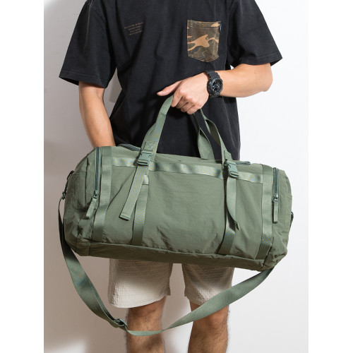 大容量旅行袋帆布輕便行李包實用遊泳健身包乾濕分離媽咪包待産包