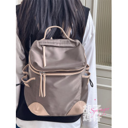 鬍子雞仔高顔值後後背包旅行雙肩包女旅遊輕便大容量通勤短途出差書包