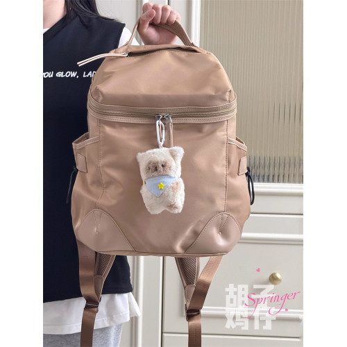 鬍子雞仔高顔值後後背包旅行雙肩包女旅遊輕便大容量通勤短途出差書包