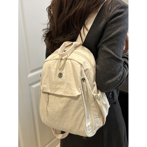 多功能雙肩包簡約百搭斜後後背包男女通用戶外旅行包輕便通勤學生書包