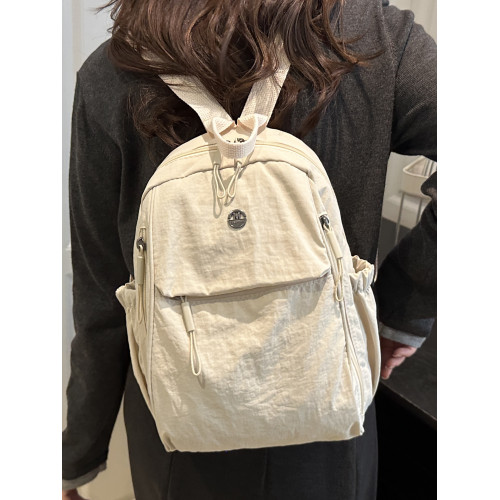 多功能雙肩包簡約百搭斜後後背包男女通用戶外旅行包輕便通勤學生書包