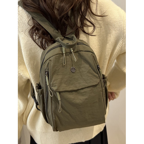 多功能雙肩包簡約百搭斜後後背包男女通用戶外旅行包輕便通勤學生書包