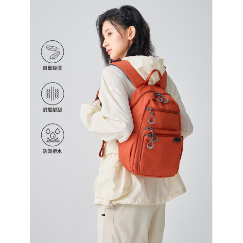 Fouvor火狐雙肩包女大容量帆布旅行包戶外休閒女士後後背包大學生書包