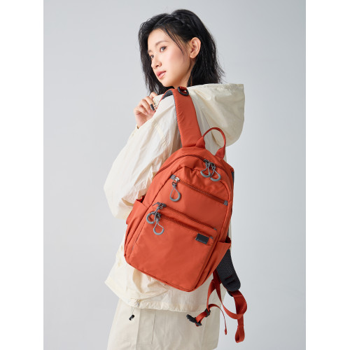 Fouvor火狐雙肩包女大容量帆布旅行包戶外休閒女士後後背包大學生書包