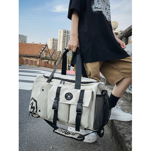 旅行包女大容量出差旅遊包運動健身包短途輕便學生手提行李包後後背包