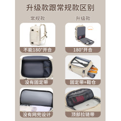 旅行雙肩包女旅遊輕便高顔值輕便大容量外出旅遊電腦書包男款