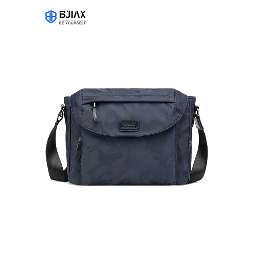 新款大容量男包單肩包男斜後後背包男士包包A4帆布牛津布橫款運動後後背包