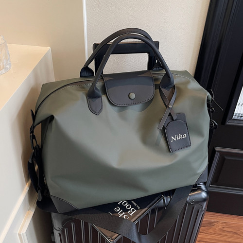 2025新款短途旅行包女士輕便出差行李包男大容量單肩包運動健身包