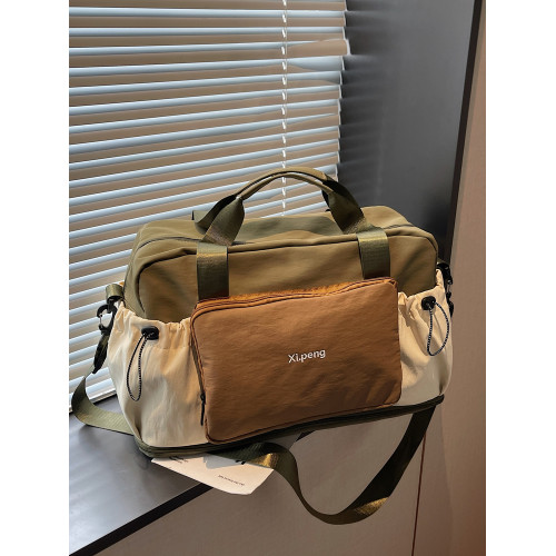 旅行包女大容量手提輕便防水行李袋短途外出旅遊登機待産包收納包