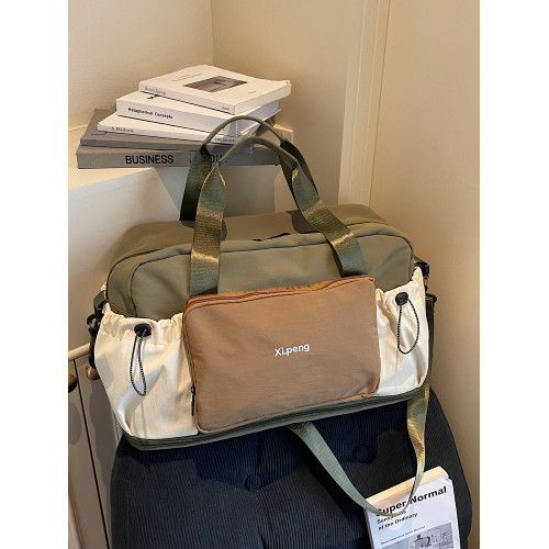 旅行包女大容量手提輕便防水行李袋短途外出旅遊登機待産包收納包