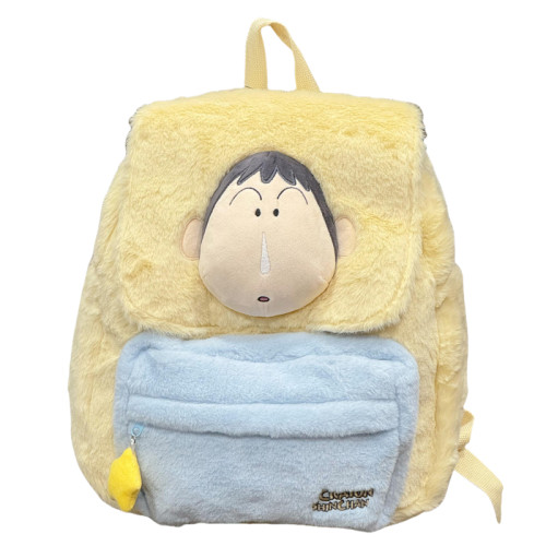 日系阿呆毛絨後後背包卡通包雙肩包超萌少女休閒後後背包學生上課通勤書包