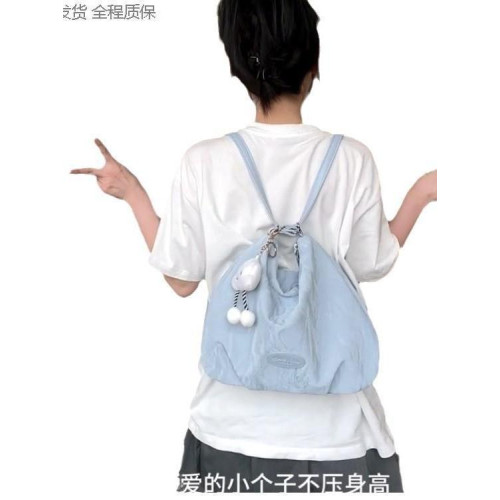 女款2025新款後後背包簡約森系通勤托特包質感學生課雙肩單肩斜背手提