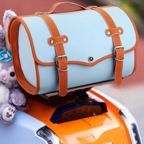 復古摩托車尾箱包後座包掛包防水電動車置物包後備箱收納後尾包 復古摩托車尾箱包後座包掛包防水電動車置物包後備箱收納後尾包