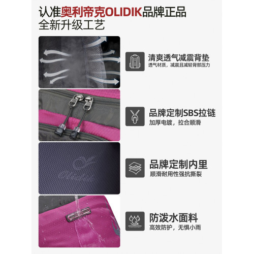 後後背包女旅行雙肩包女士外出旅遊輕便高顔值大容量戶外徒步登山包男