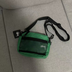 新款潮品 多功能休閒小包印花單肩斜後後背包死飛包男女小挎包4色