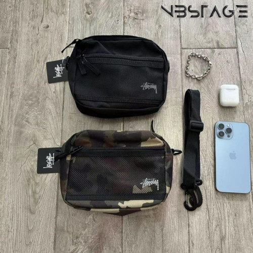 新款潮品 多功能休閒小包印花單肩斜後後背包死飛包男女小挎包4色