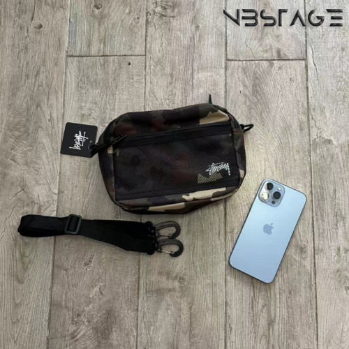 新款潮品 多功能休閒小包印花單肩斜後後背包死飛包男女小挎包4色