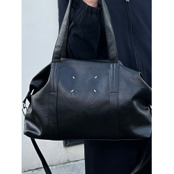 高級感暗黑系時髦腋下單肩大容量托特挎包男女皮質pu中性街頭原宿