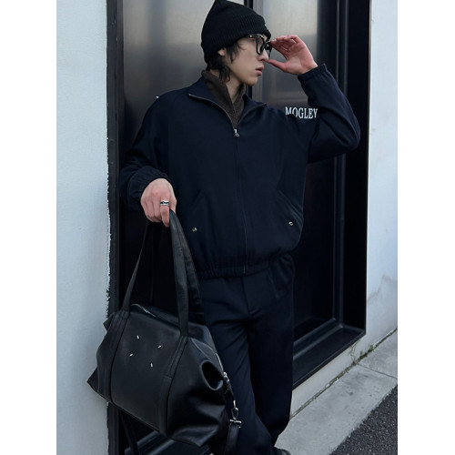 高級感暗黑系時髦腋下單肩大容量托特挎包男女皮質pu中性街頭原宿