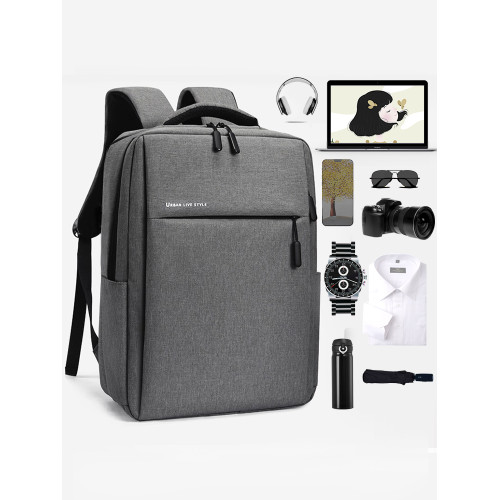 BZBC雙肩包商務大容量旅行包男士通勤電腦後後背包初中高中大學生書包