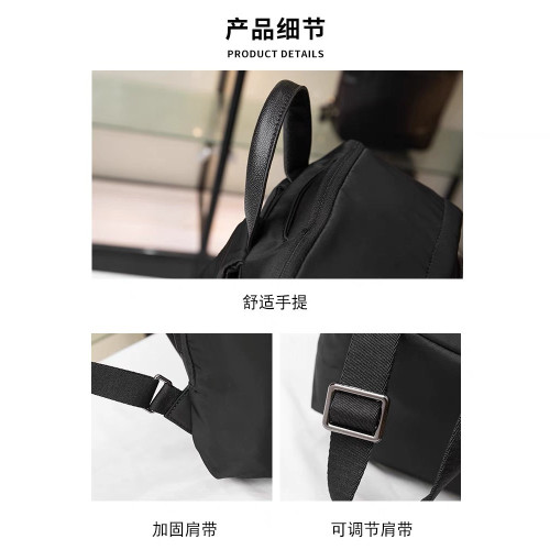 彈道尼龍雙肩包女士196600大容量商務時尚後後背包休閒百搭防水電腦包