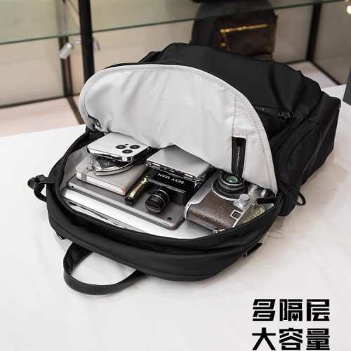 彈道尼龍雙肩包女士196600大容量商務時尚後後背包休閒百搭防水電腦包 彈道尼龍雙肩包女士196600大容量商務時尚後後背包休閒百搭防水電腦包