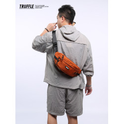 TRUFFLE2026新款休閒挎包男士腰包單肩斜後後背包女胸包大容量通勤包
