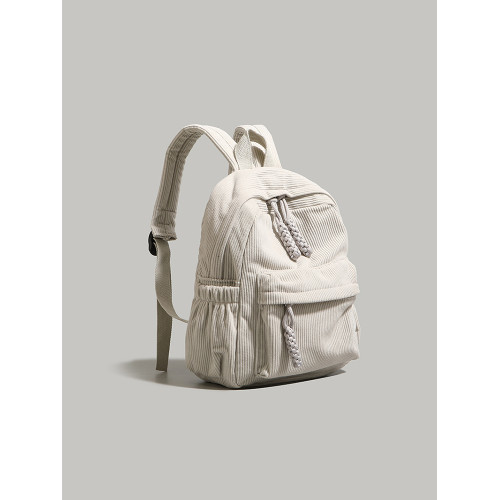 UR簡約純色雙肩包女2025新款潮小學初高中學生書包大容量通勤後後背包