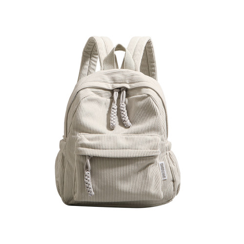 UR簡約純色雙肩包女2025新款潮小學初高中學生書包大容量通勤後後背包