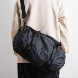 男女輕便可折曡行李包個性時尚運動健身包休閒短途旅行戶外手提包