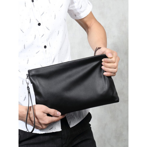 男士手包真皮包羊皮信封包手抓包軟皮牛皮大容量商務手拿包男款潮