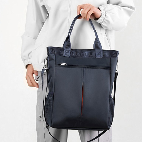 新款商務男士單肩包大容量通勤斜後後背包休閒手提包輕便防潑水尼龍包 新款商務男士單肩包大容量通勤斜後後背包休閒手提包輕便防潑水尼龍包