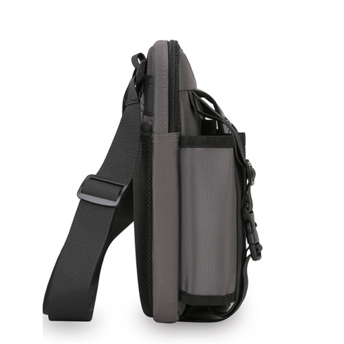 大容量單肩斜後後背包戶外路亞水壺雨傘收納包多口袋時尚旅行通勤後後背包