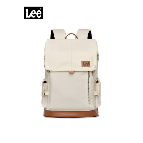 Lee潮流雙肩包男女後後背包時尚休閒大容量旅行包通勤電腦包學生書包
