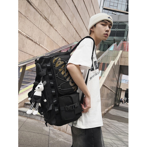 短途旅行包雙肩包大容量戶外運動健身包手提行李收納袋防水登山包