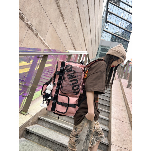 短途旅行包雙肩包大容量戶外運動健身包手提行李收納袋防水登山包