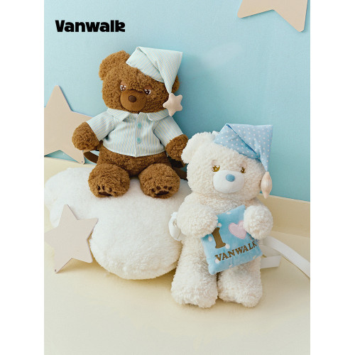 【邊伯賢同款】VANWALK 可愛小熊雙肩後後背包女毛絨玩偶公仔包包禮物