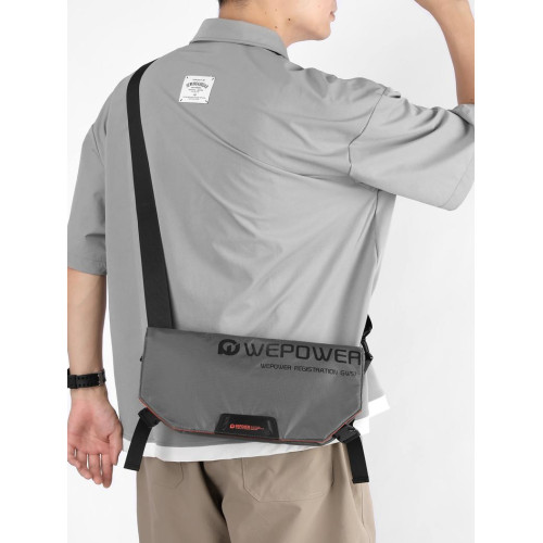 潮牌新款繙蓋多功能大容量斜後後背包休閒高級感單肩包男士胸包小挎包