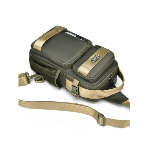 戶外大號胸包2025新款男士休閒單肩包牛津布斜後後背包多功能防水後後背包