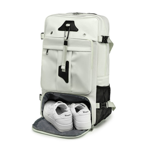 後後背包男士高級感雙肩包大容量斜背手提旅行登機包戶外徒步後後背包