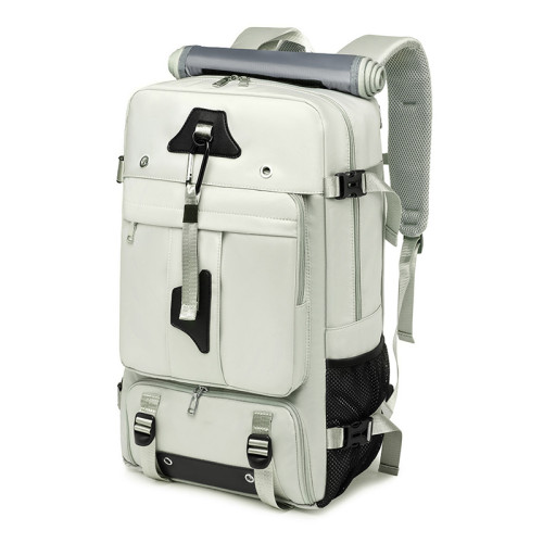 後後背包男士高級感雙肩包大容量斜背手提旅行登機包戶外徒步後後背包