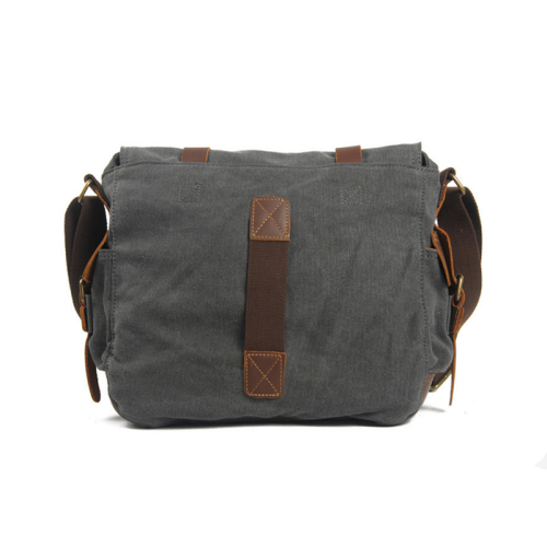 美式復古防水帆布斜後後背包休閒單肩包男包戶外簡約機車大容量郵差包 美式復古防水帆布斜後後背包休閒單肩包男包戶外簡約機車大容量郵差包