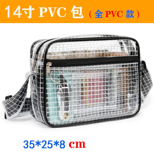 PVC防靜電無塵包潔淨室8寸12寸14寸17寸網格工具包斜後後背包