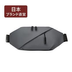 日本進口男士2025新款胸包斜後後背包男小包單肩包腰包休閒小挎包