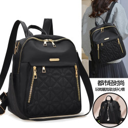 雙肩包女2025新款潮旅行牛津布小後後背包女士百搭時尚帆布小包書包包