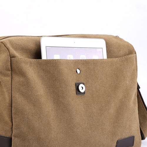 休閒男包單肩大容量簡約復古男士斜後後背包男式後後背包帆布包橫款郵差包 休閒男包單肩大容量簡約復古男士斜後後背包男式後後背包帆布包橫款郵差包