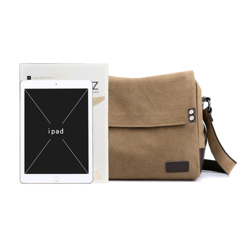 休閒男包單肩大容量簡約復古男士斜後後背包男式後後背包帆布包橫款郵差包 休閒男包單肩大容量簡約復古男士斜後後背包男式後後背包帆布包橫款郵差包