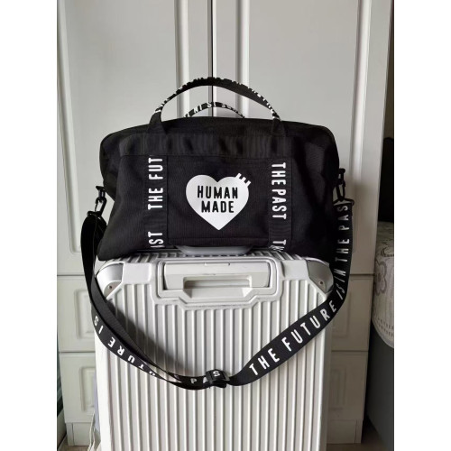 HUMAN MADE愛心印花飯盒包健身旅行包雙肩後後背包書包斜後後背包男女款潮