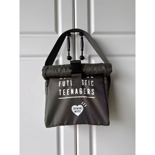 HUMAN MADE愛心印花飯盒包健身旅行包雙肩後後背包書包斜後後背包男女款潮