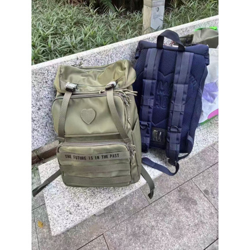 HUMAN MADE愛心印花飯盒包健身旅行包雙肩後後背包書包斜後後背包男女款潮